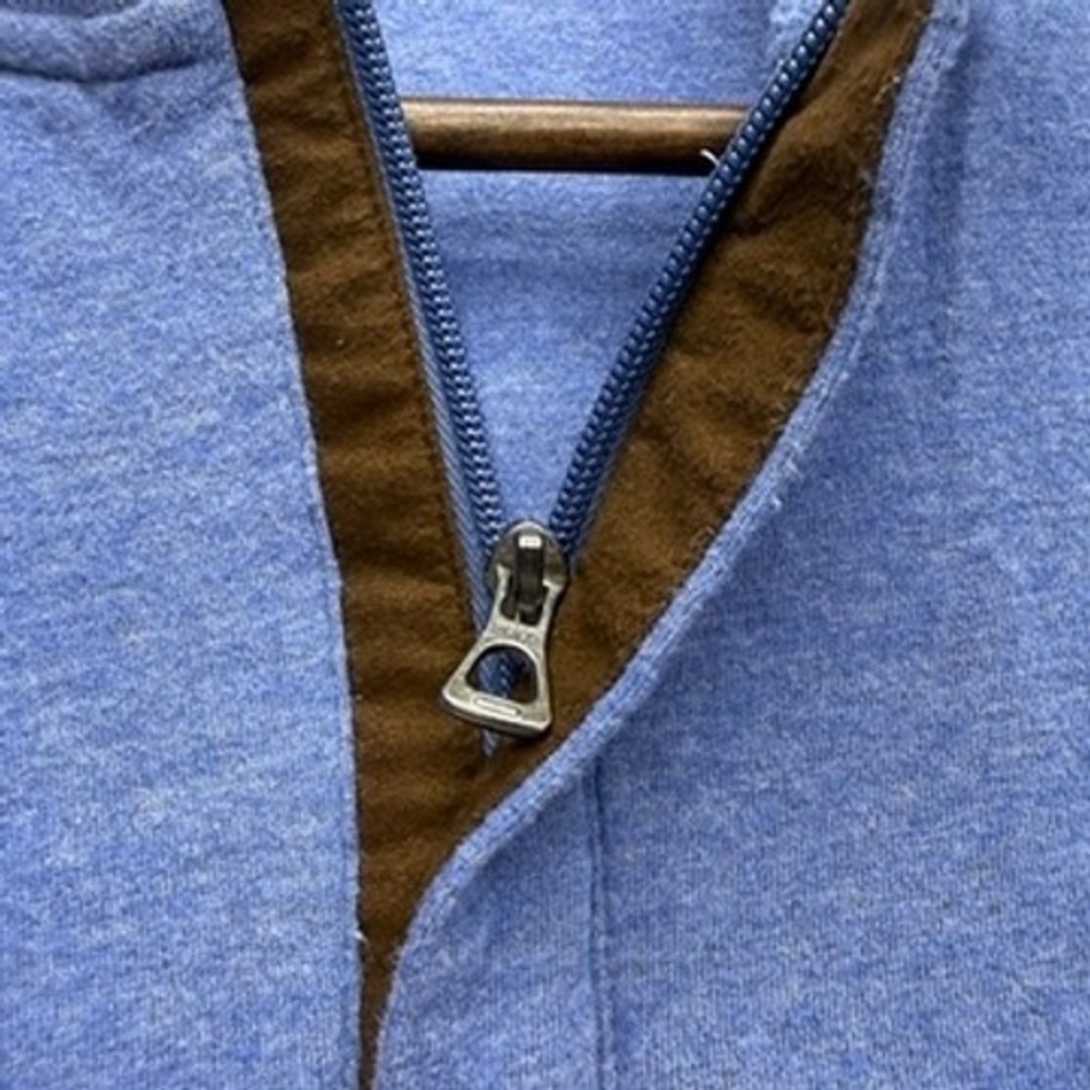Polo Ralph Lauren Quarter Zip Pullover Sweater Classic Fit XL Blue Pony Preppy - Picture 9 of 12